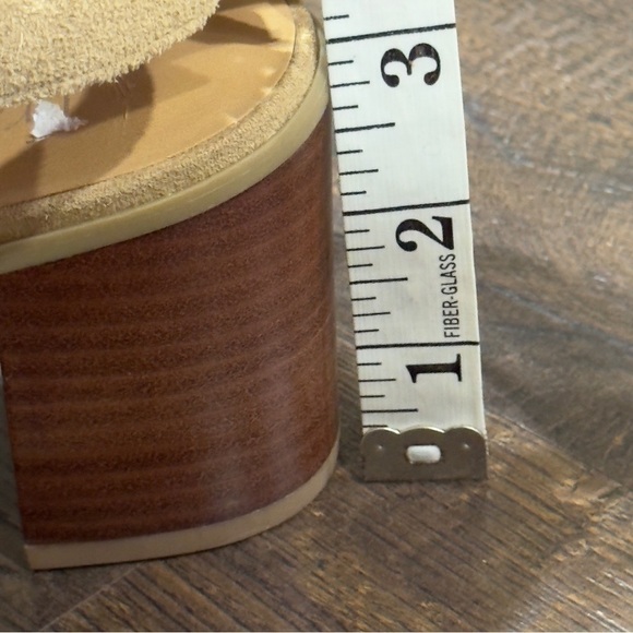 Franco Sarto Harlet 3 Leather/Suede Open-Toe Heels Size 9 Women - Picture 13 of 13